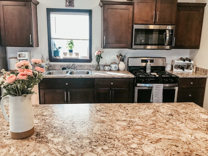 organized and clean kitchen