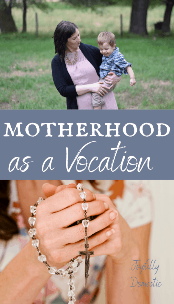 motherhood as a vocation
