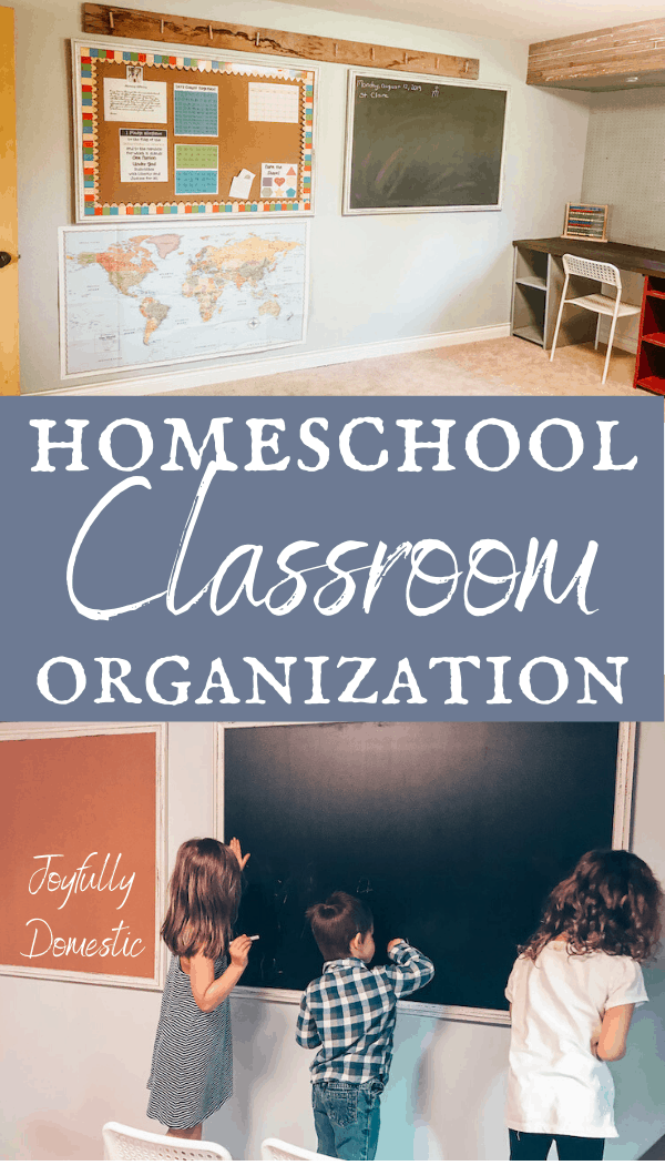 Homeschool Room Organization - Joyfully Domestic