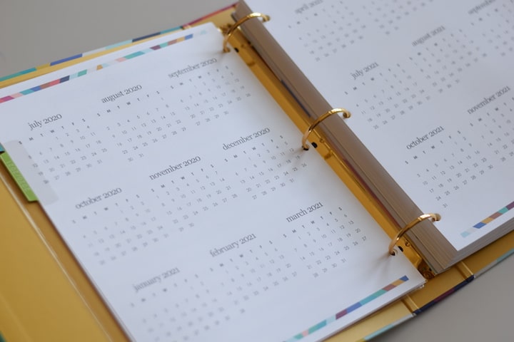 monthly layout in teacher planner