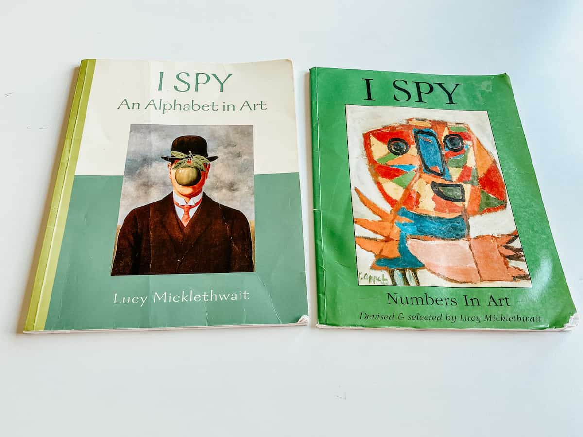 I Spy art books for little ones