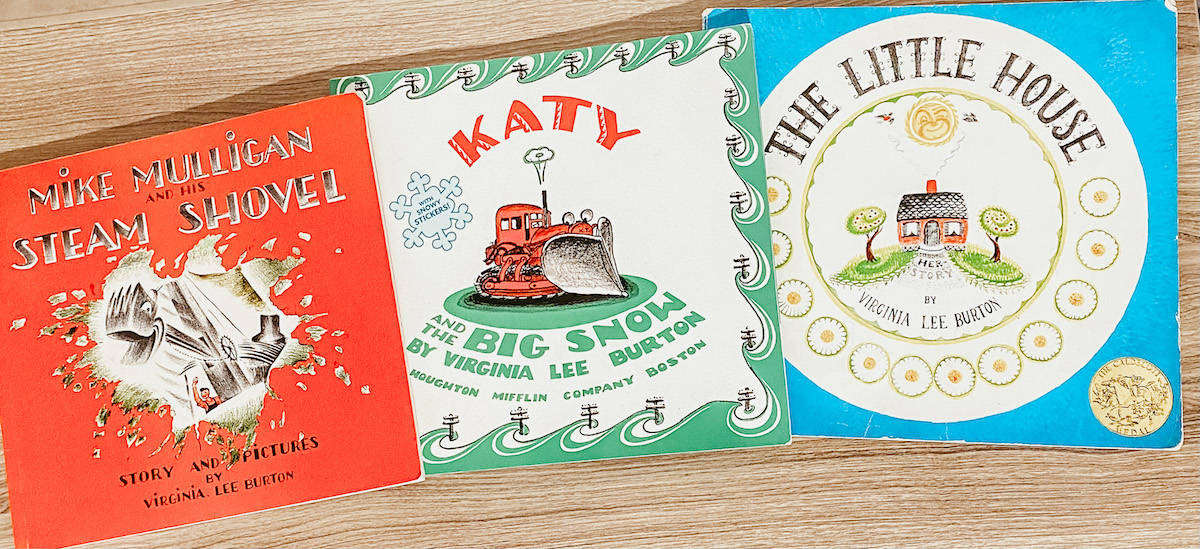 flat lay of three picture books on desk 