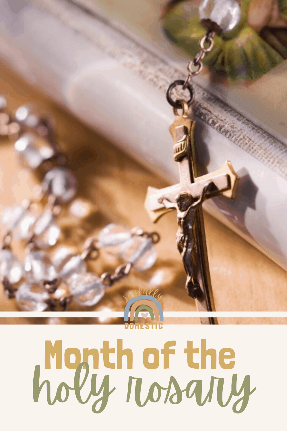 Month of the Holy Rosary - Joyfully Domestic