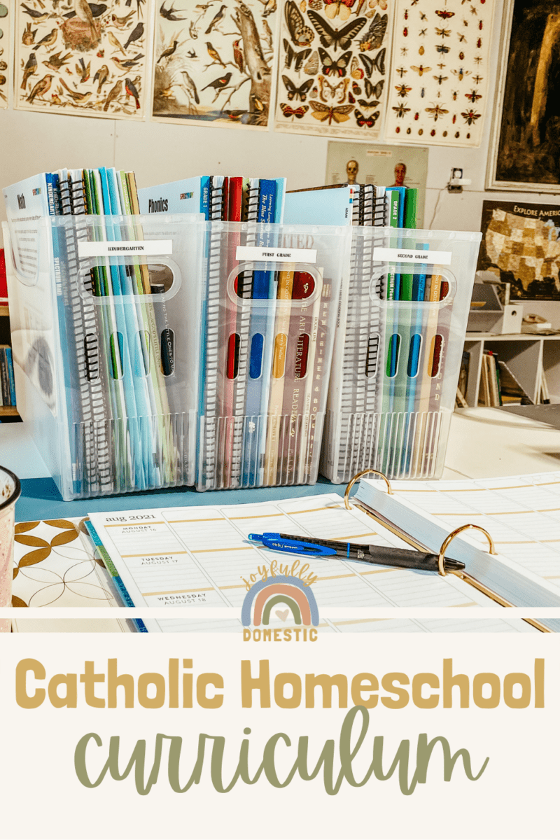 Favorite Catholic Homeschool Curriculum - Joyfully Domestic