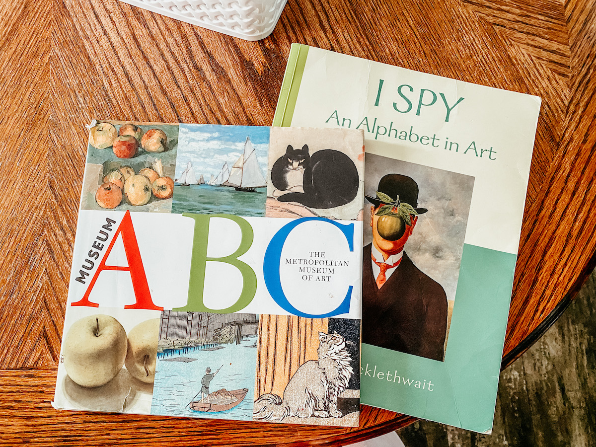 art picture books with the ABCs