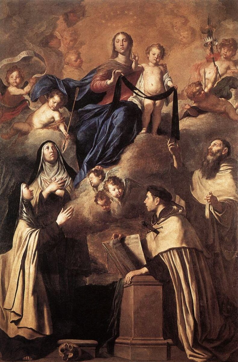 painting of Our Lady of Mount Carmel