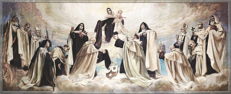 Our Lady of Mount Carmel with Carmelite Saints.