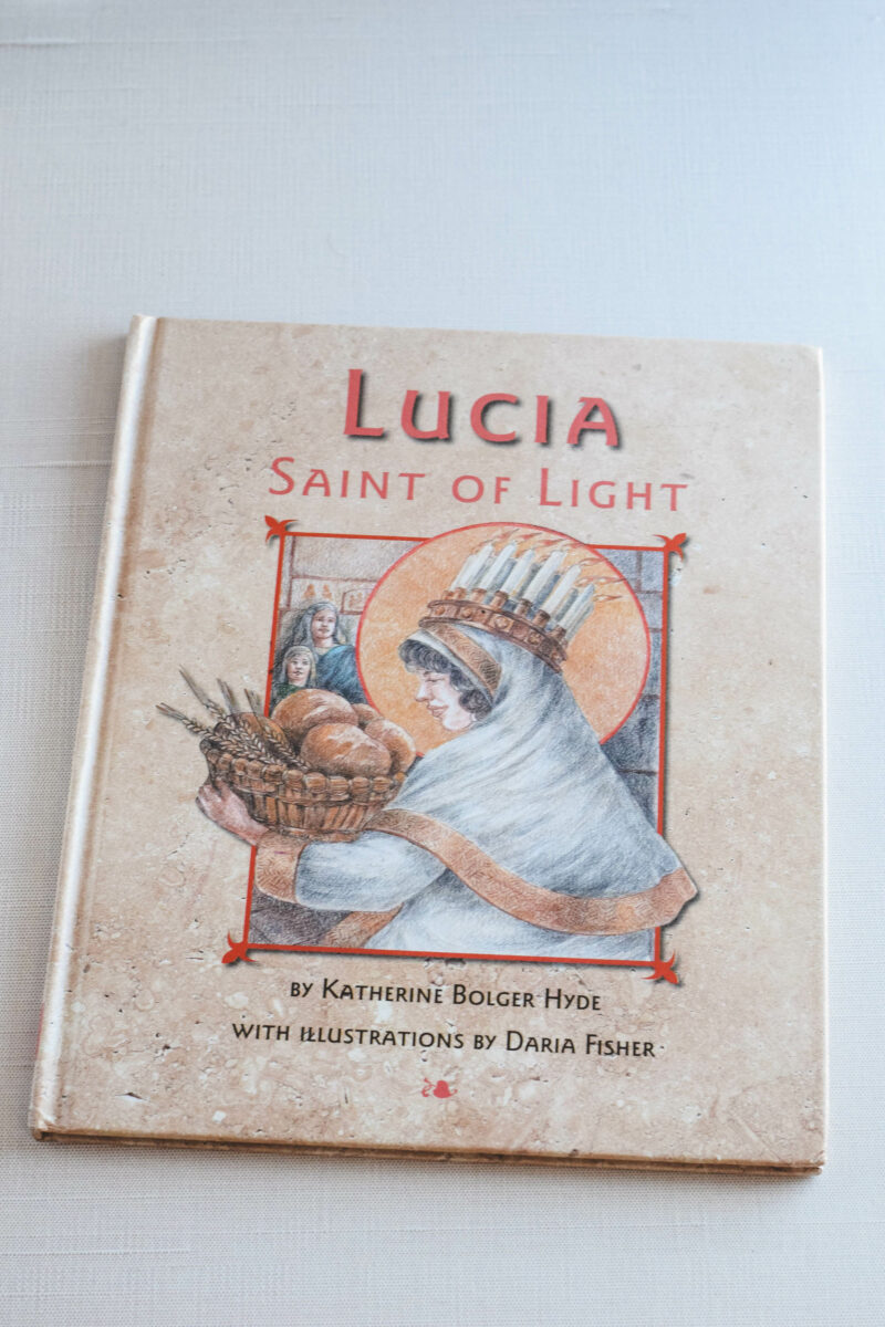 Lucia, Saint of Light picture book. 