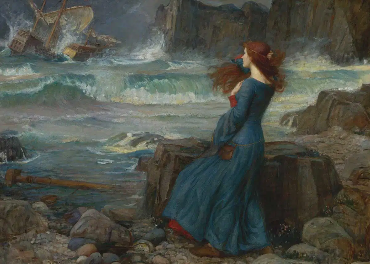 John William Waterhouse, Miranda – The Tempest, 1916