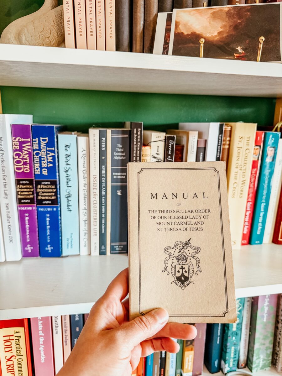 Carmelite manual Traditional Carmelite Tertiary Resources