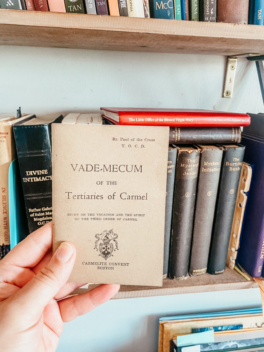 the VADE-Mecum for Tertiaries of Carmel Traditional Carmelite Tertiary Resources.