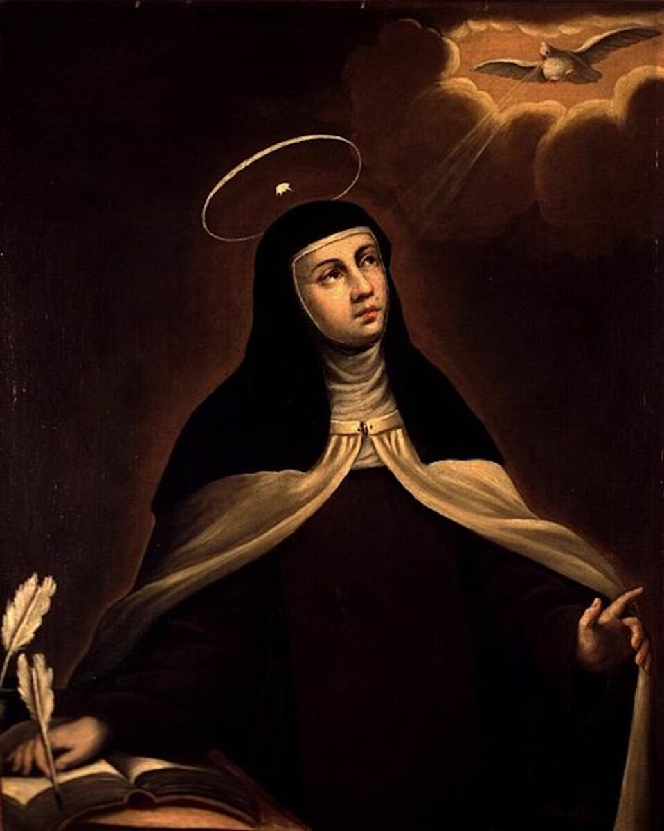 Painting of St. Teresa of Avila. 